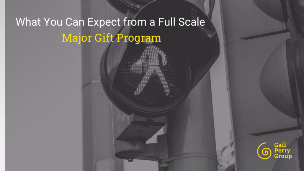 full scale major gifts program