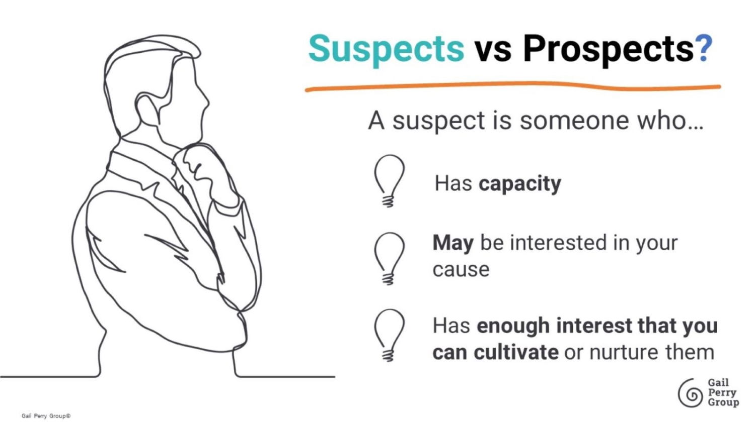 Suspects vs Prospects GPG