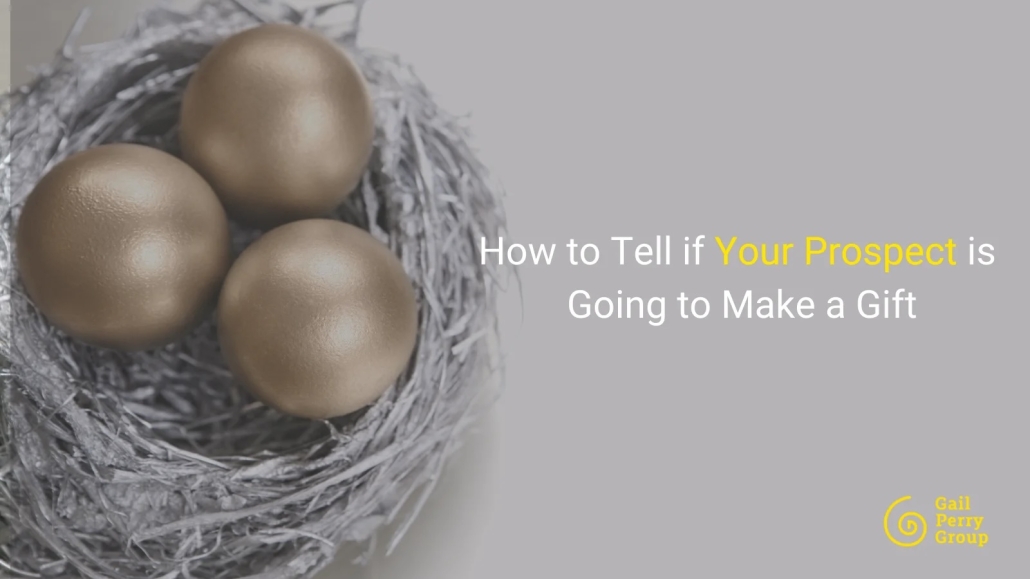 The Discovery Process: How to Tell if Your Prospect is Going to Make a Major Gift