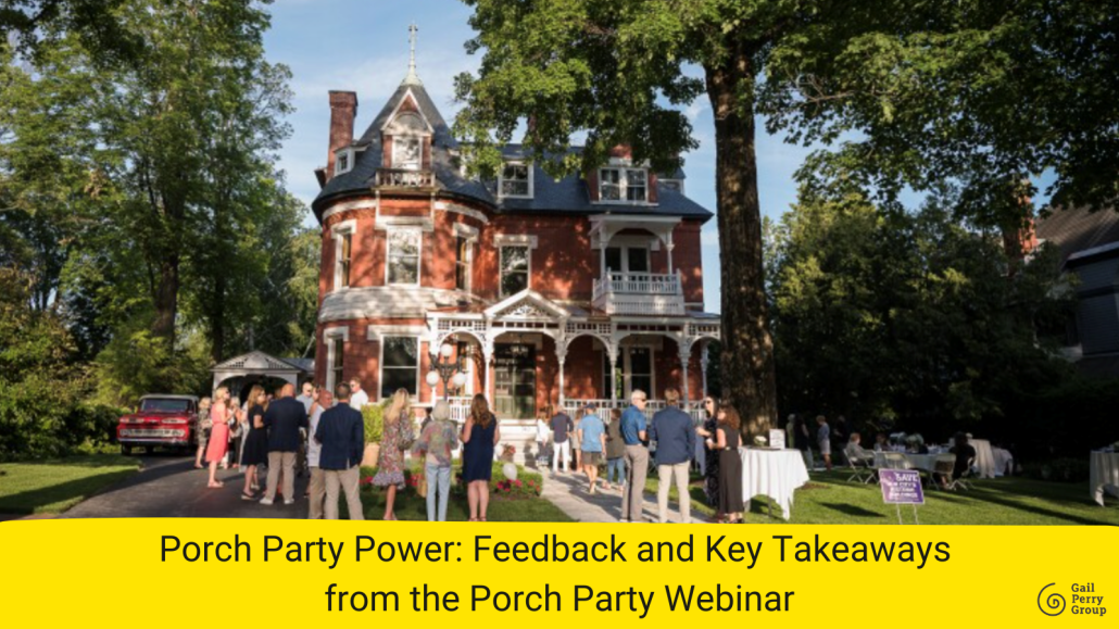 Porch Party Power: Feedback and Key Takeaways from the Porch Party Webinar