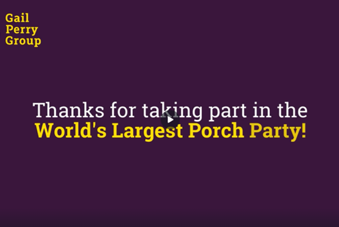 World's Largest Porch Party Wrap Up