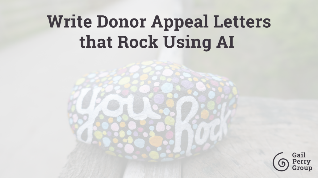 AI-Powered Appeal Letters: Donor Magic | GPG