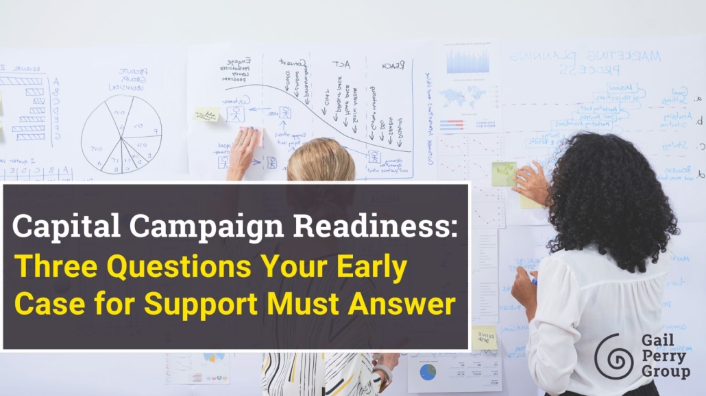 Capital Campaign Readiness: Is Your Case Strong? | GPG