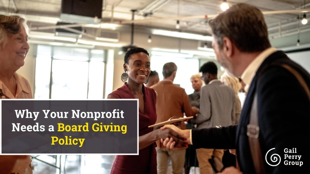 Why Your Nonprofit Needs a Board Giving Policy