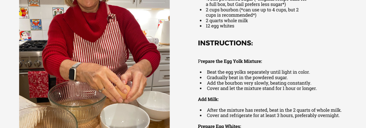 Gail's Killer Egg Nog