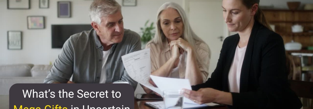 how donors think during uncertainty