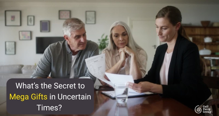 how donors think during uncertainty