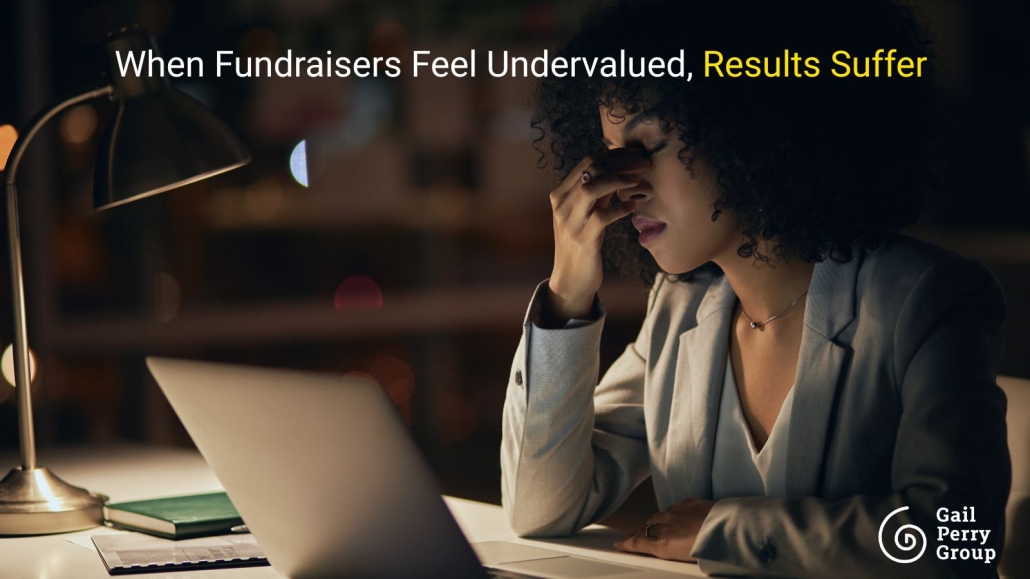 Nonprofit fundraiser feeling undervalued in the workplace