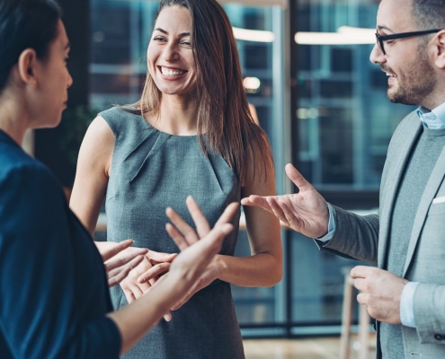 Fundraisers connecting through genuine friendship and conversation, symbolizing the heart of friendraising and donor relationships