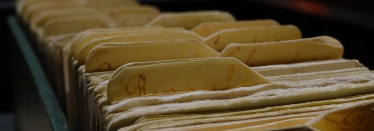 Old dusty files full of forgotten prospects