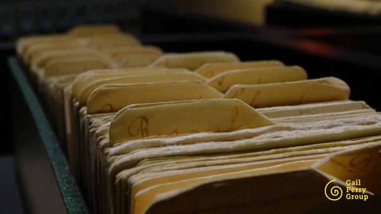 Old dusty files full of forgotten prospects